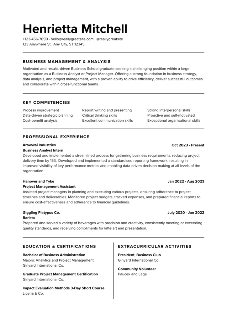 How to Write a Standout Resume for 2024 Resume builder template