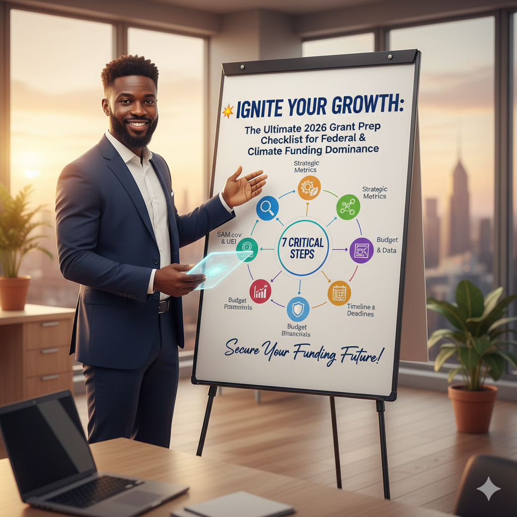 ignite your growth: The Ultimate 2026 Grant Prep Checklist for Federal & Climate Funding Dominance. Grants