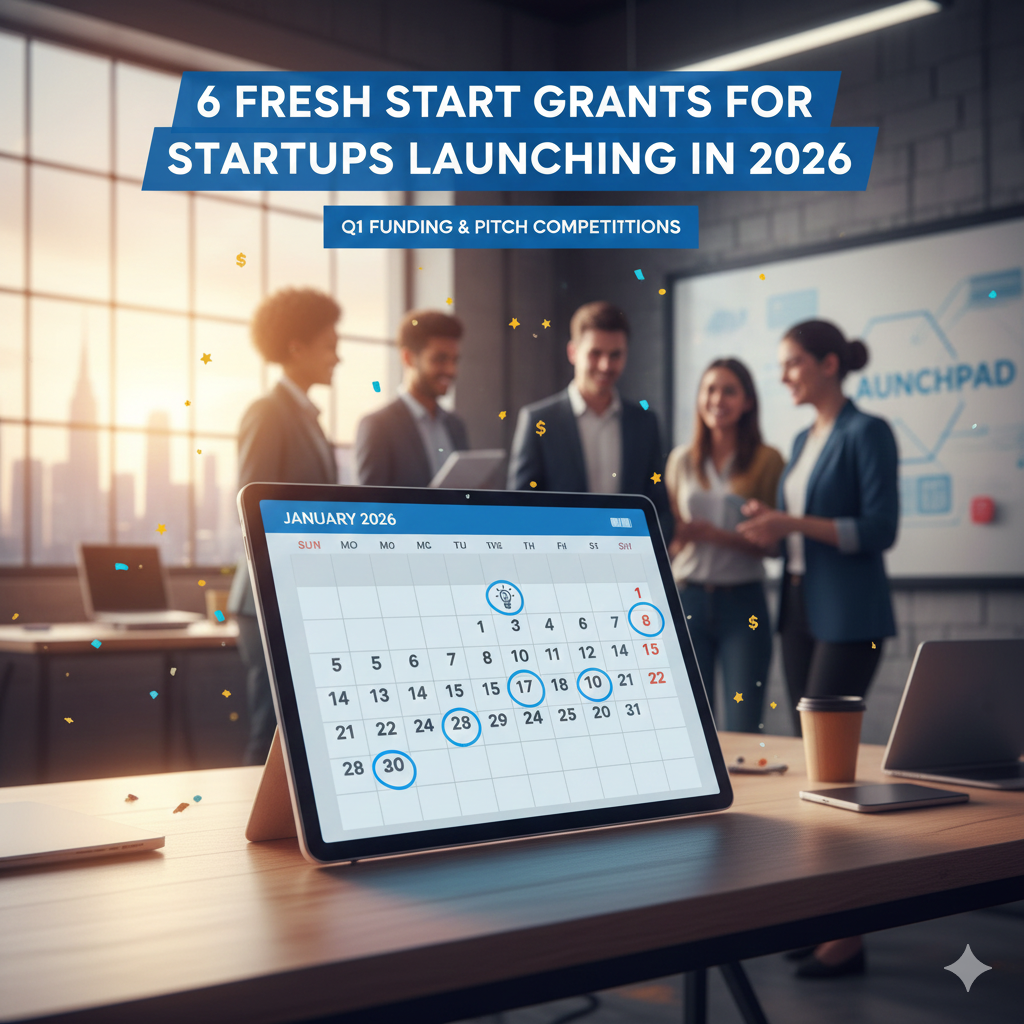 6 Fresh Start Grants for Startups Launching in 2026. fresh start grants