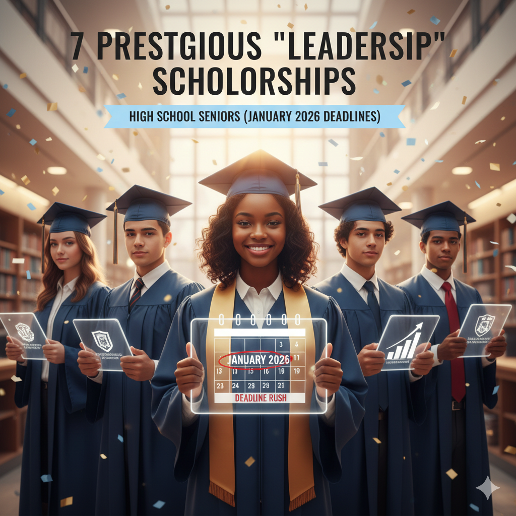 7 Prestigious "Leadership" Scholarships for High School Seniors. leadership